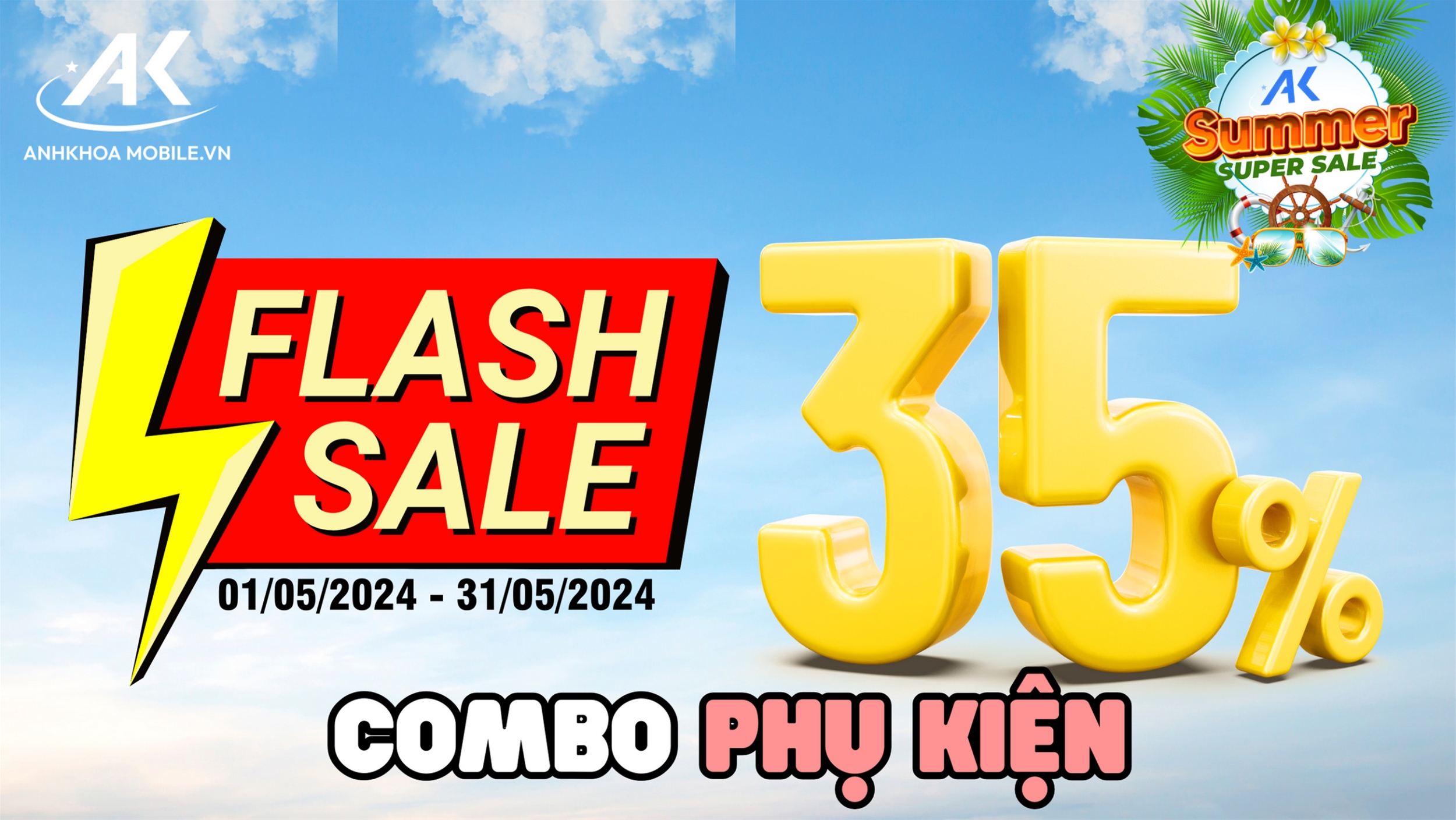 Flash SAlE 35% combo phụ kiện