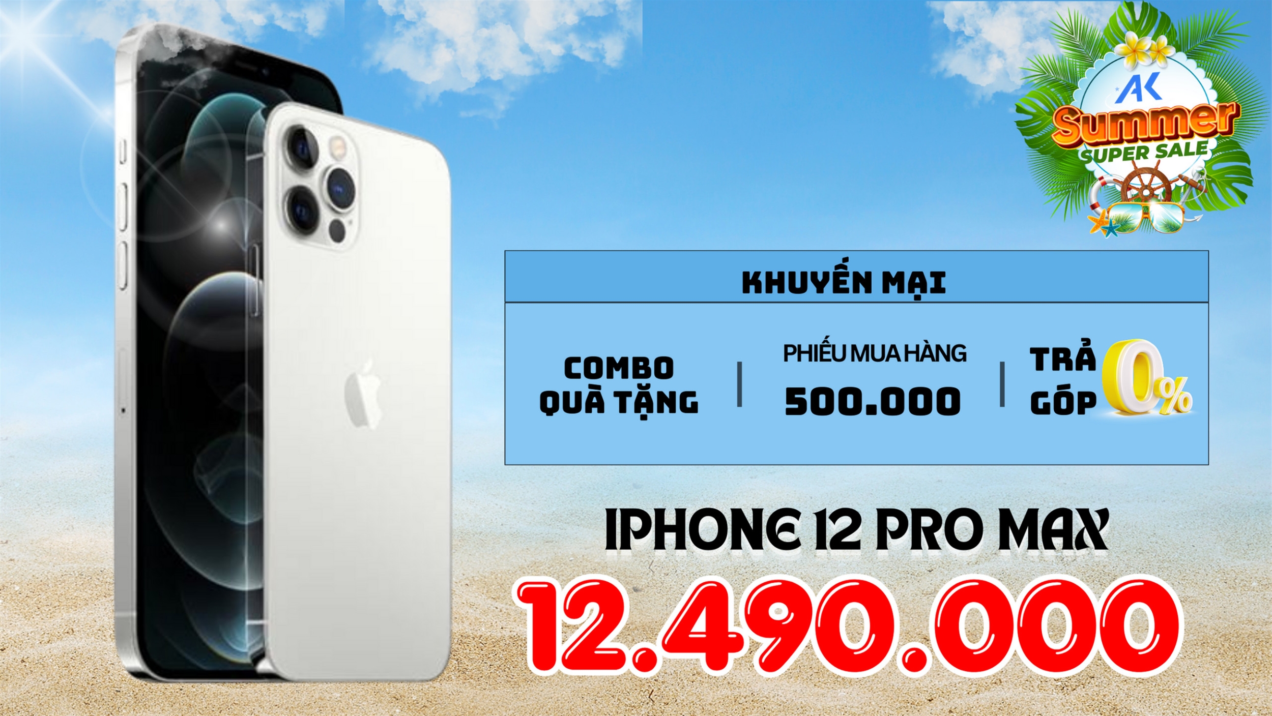 Iphone 12Prm giá chỉ từ 12.490.000đ