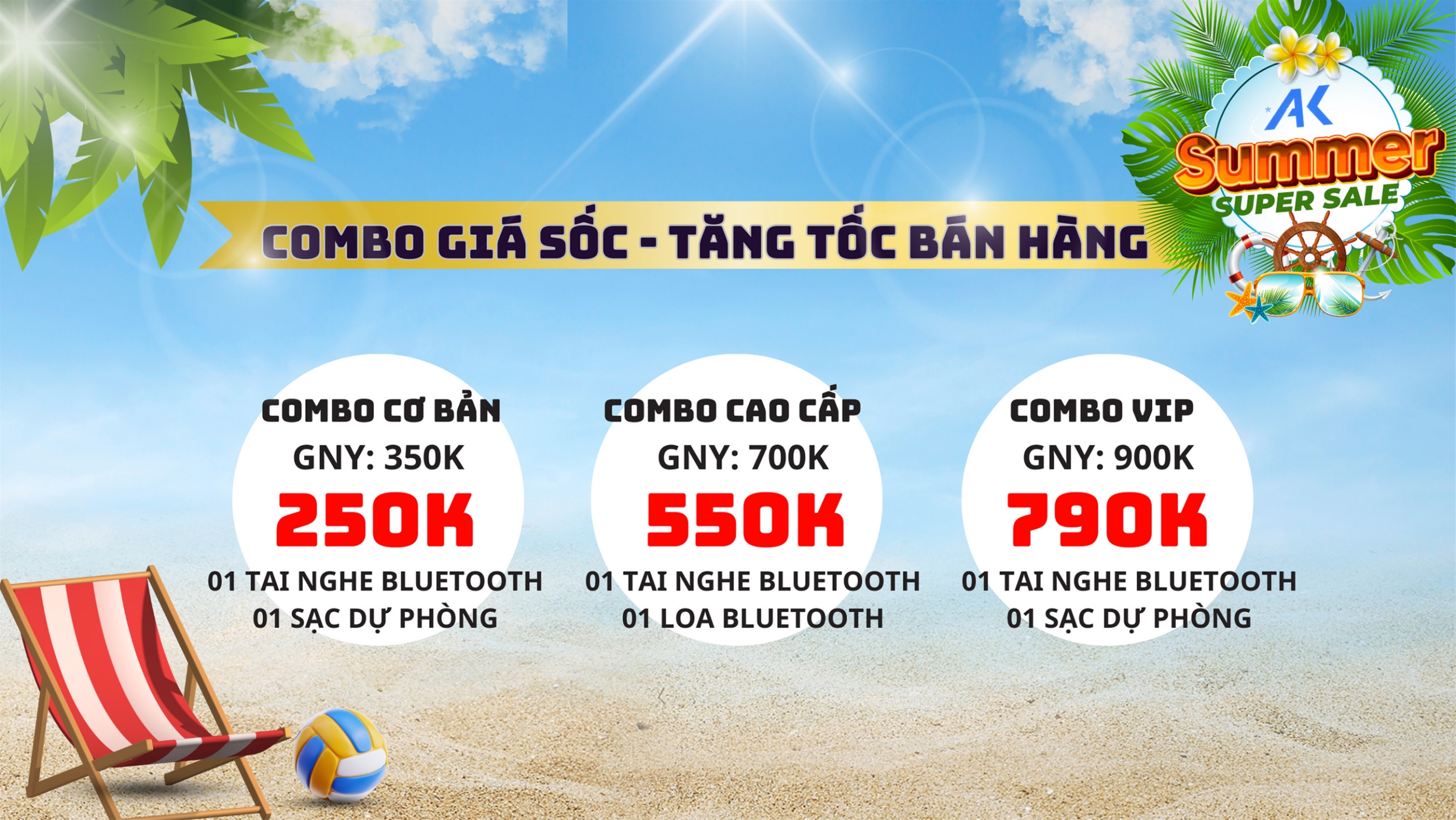 Combo giá sốc - Tăng tốc bán hàng