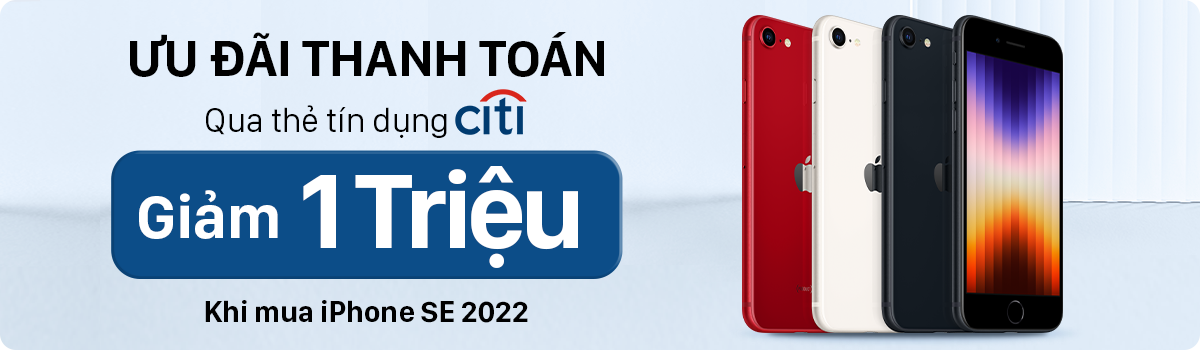 ƯU ĐÃI CITIBANK CHO SẢN PHẨM APPLE